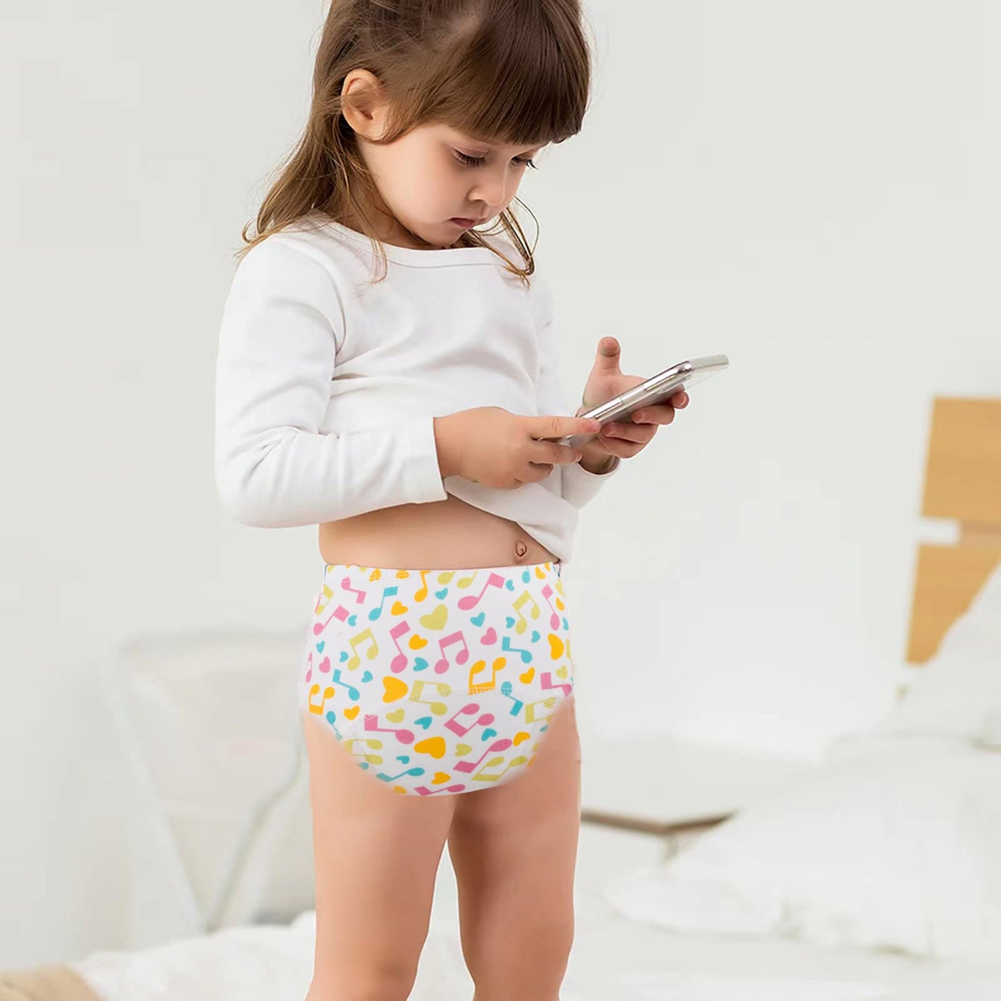 Potty Training Pants For Boys Girls, Learning Designs Training Underwear Pants (10 Packs, 4-6T, Orange)
