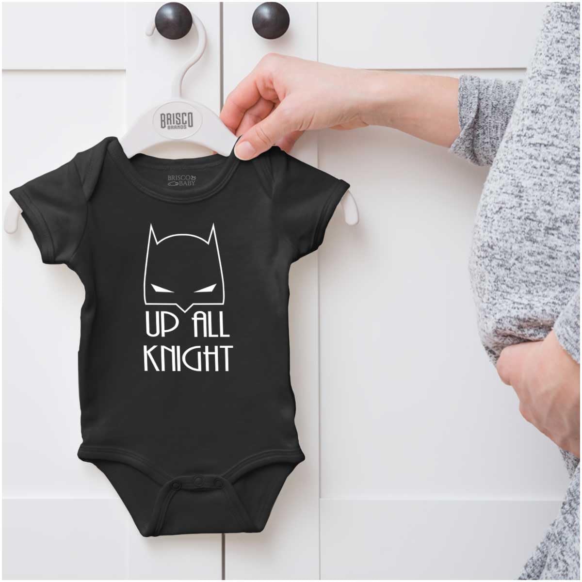 Brisco Brands Up All Night Superhero Baby Romper Boys Or Girls