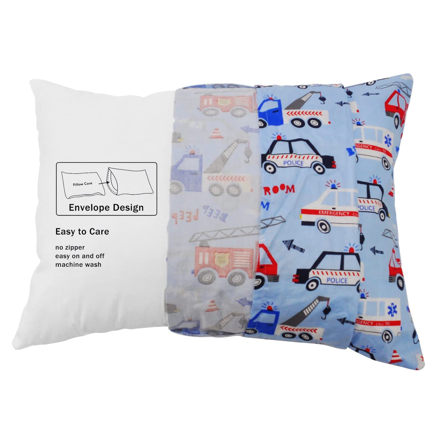 Zpecc Toddler Pillow With Pillowcase - 13 X 18 Organic Pillows For Sleeping, Soft Breathable Small Kids Pillow For Crib, Toddler