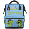 SPYORBKX Dinosaur Diaper Backpack for Baby Boys