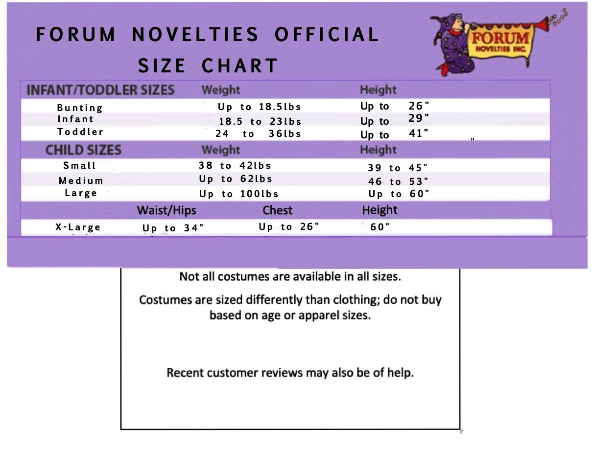 Forum Novelties Child'S One-Piece Unicorn Costume, Large