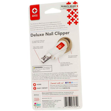 The First Years American Red Cross Deluxe Nail Clipper With Magnifier - 2 Count