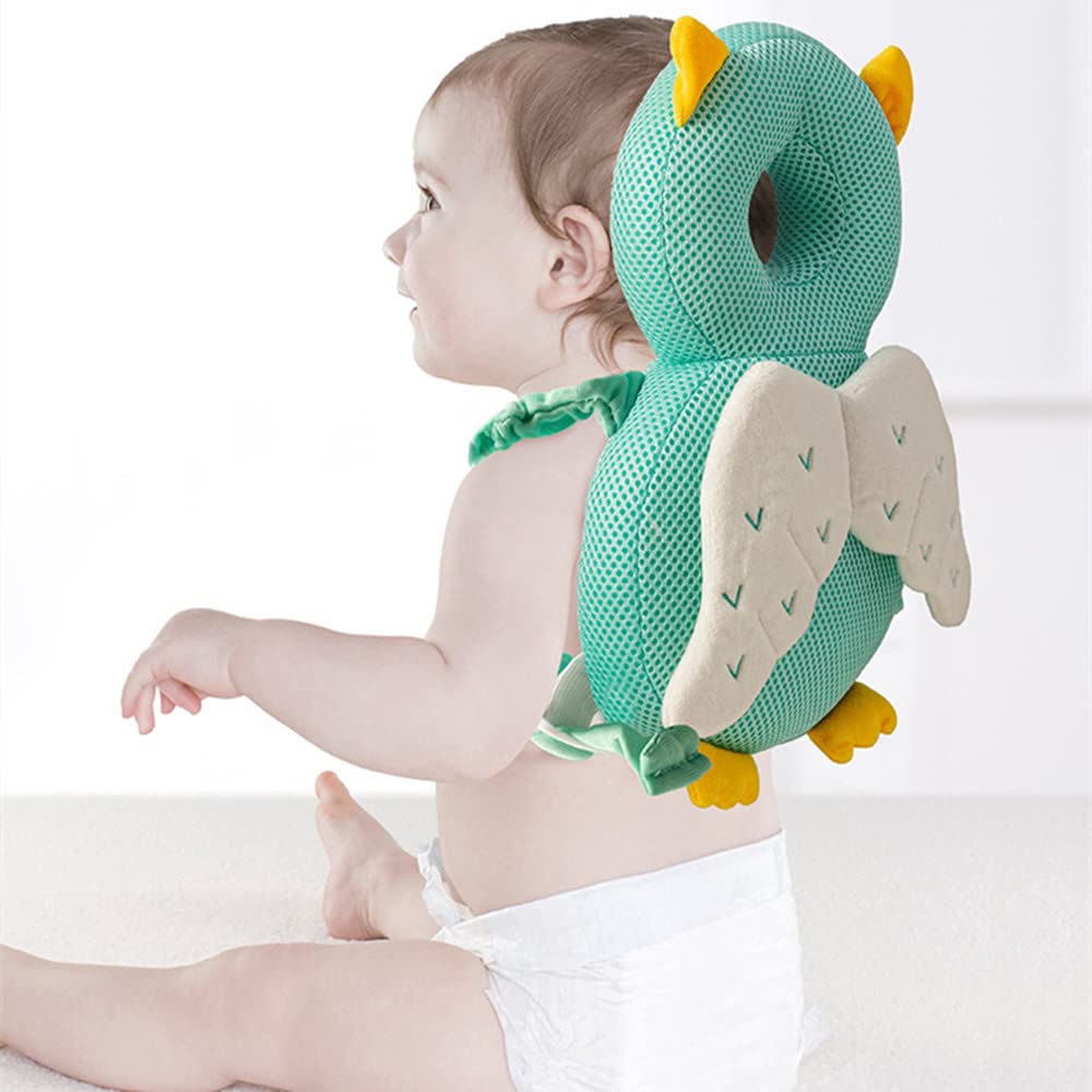 Xigui Baby Head Protector & Baby Knee Pads For Crawling, Adjustable Toddlers Head Safety Pad Cushion Backpack, Baby Back Protect