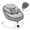 Electric Baby Swings for Infants to Toddler Baby Swing with Remote Control & Bluetooth Music 10-Preset Melodies (Grey)