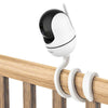 Bonoch Baby Monitor Mount Baby Monitor Bbm01/ Bbm02/ Bbm03 Crib Mount Camera Holder Wall Mount Flexible Mount Versatile Twist Mo