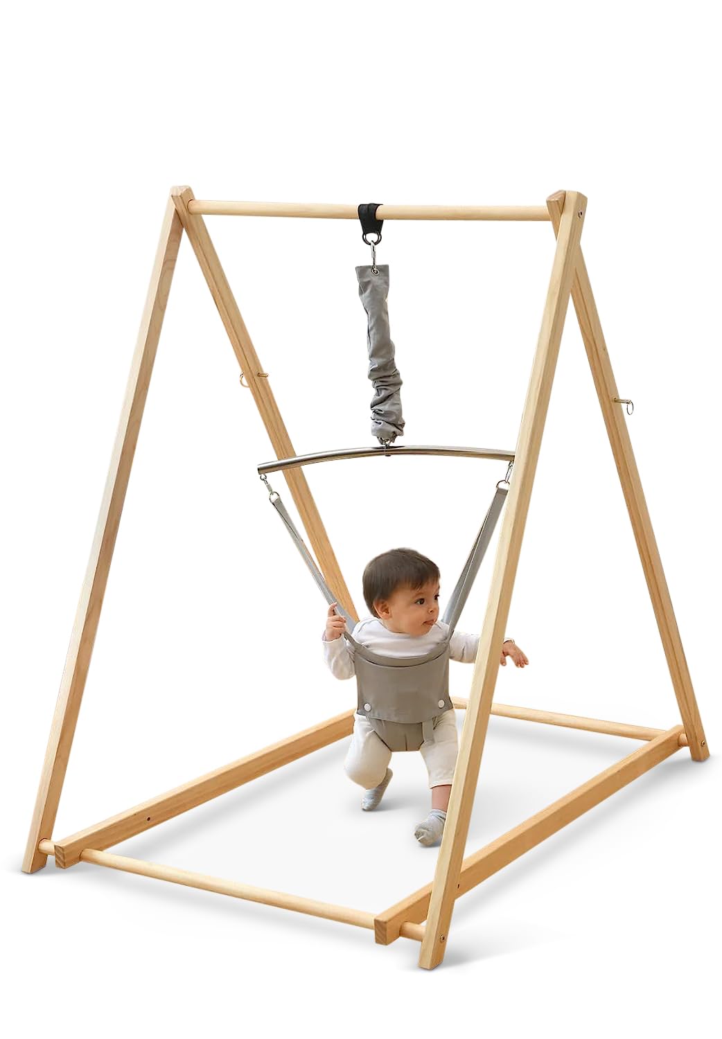 Avenlur Tulip Baby Bouncer - Foldable Baby Jumper With Stand - Self Standing Baby Bouncer And Swing Set For Children 6 Months To