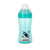 Nuby Thirsty Kids No Spill Sip-It Sport Tritan Travel Cup With Soft Silicone Spout And Hygiene Cover, 12 Oz, Rocket Ship