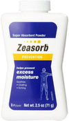 Zeasorb Super Absorbent Powder 2.50oz (Pack of 5)