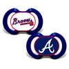 Baby Fanatic Atlanta Braves Pacifier 2-Pack, Multi, One Size (Atb2000)