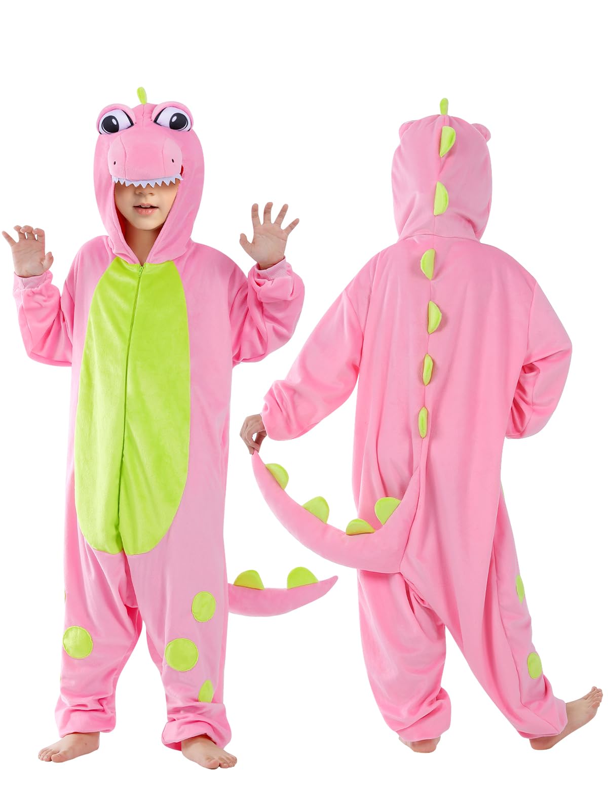 ROC PARTY Kids Animal Costume Dress Up - Unisex Dress-Up Outfit for Halloween, Cosplay & Parties for Boys & Girls 4-12 Years (Pi