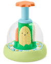 Skip Hop Press & Spin Baby Toy, Farmstand Whats Poppin Corn Spinner