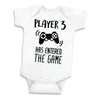 Bump And Beyond Designs Baby-Boys Funny Gamer Pregnancy Announcement For Dad And Grandparents Gift Leotard White, 0-3 Months