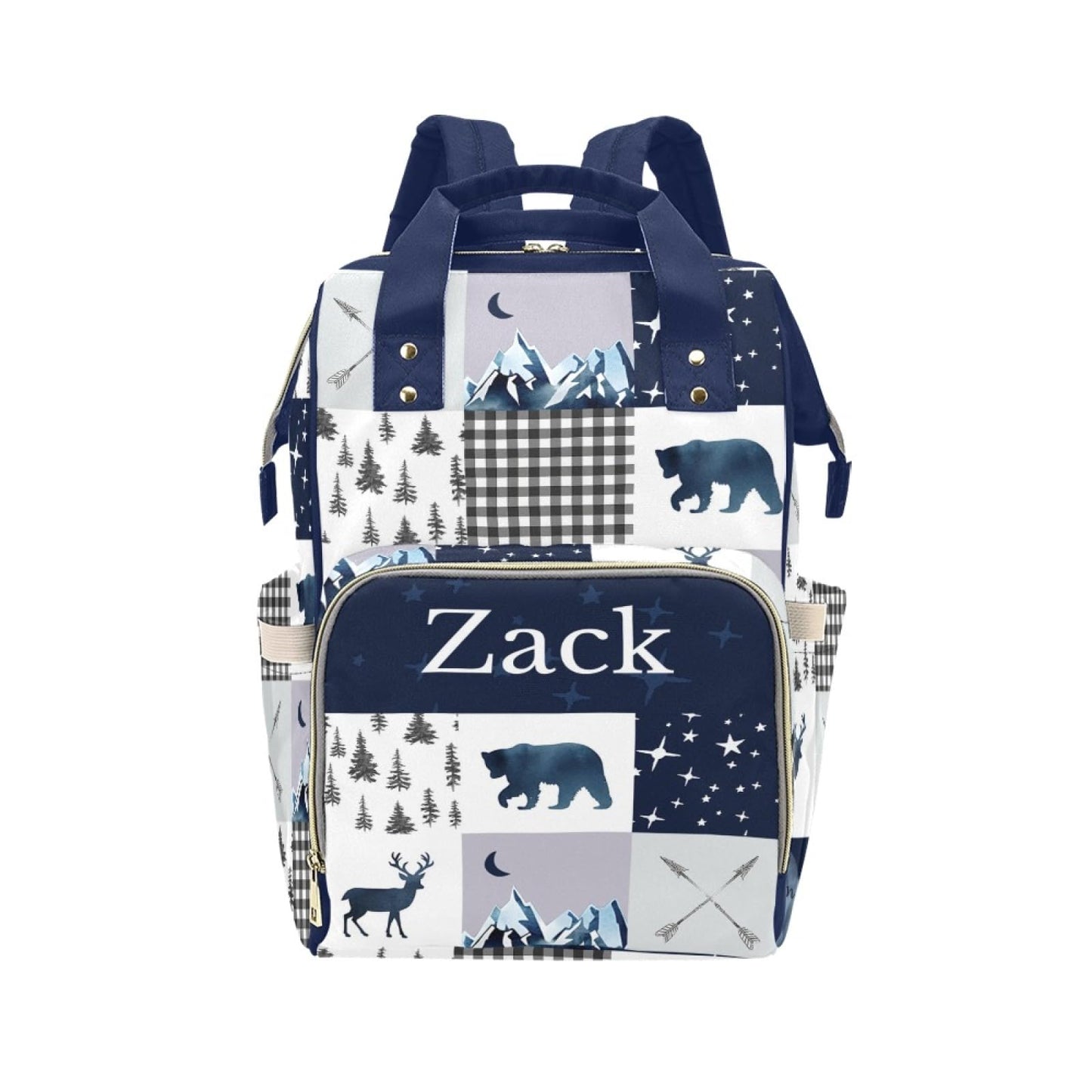 Noverbibi Personalized Diaper Bag for baby Customized Baby Bag Custom Nursing Bags with Name Custom Name Mommy Daypack Bag Tote