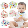 Babygo Cotton Baby Bandana Bibs | Soft, Adjustable & Washable Feeding & Drool Bibs For Infants & Toddlers, Gentle On Skin, Reusa