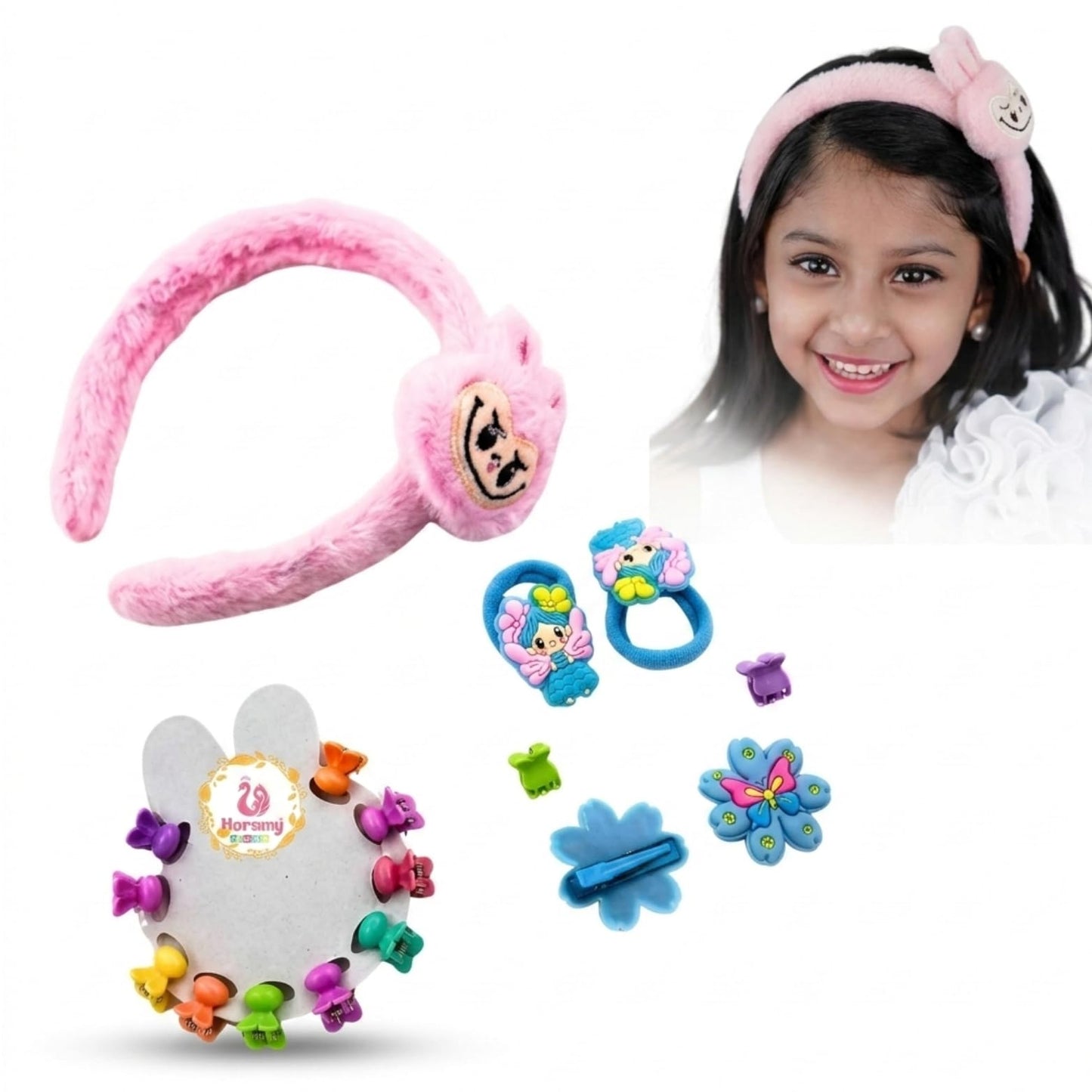 Mornny Hairband For Girls Kids Baby Girl Clip Set Women Headband Hair Accessories 17 Pcs (Mx103)