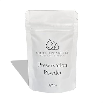 Milky Treasures Preservation Powder For Diy Breastmilk Jewelry | Breastfeeding Keepsake | New Mom Gifts For Pregnant Women | Mix