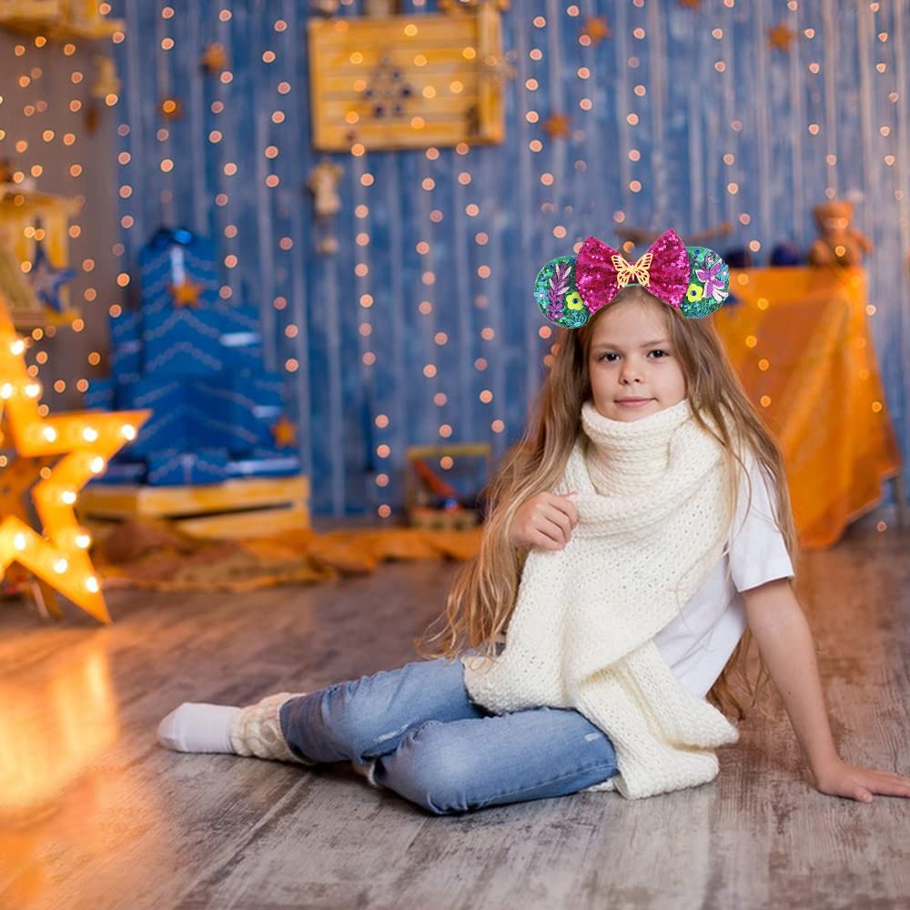 Mirabel Mouse Ears Headband For Women Girls Princess Dress Accessories Decorations Mirabel Park Ears Hair Accessories For Girls