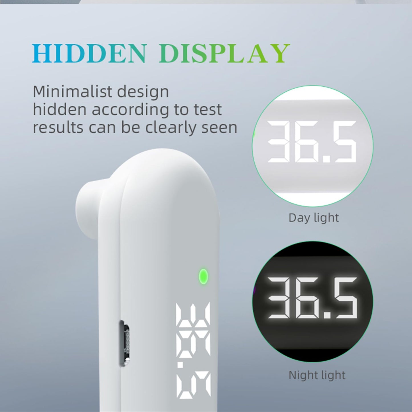 Medical Forehead Thermometer, Rechargeable Thermometer For Adults And Kids, Portable Infrared Digital Thermometer With Fever Ala