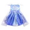 Dressy Daisy Toddler Girl Snow Queen Dress Up Costume Birthday Party Dress Outfit 3T Blue 267