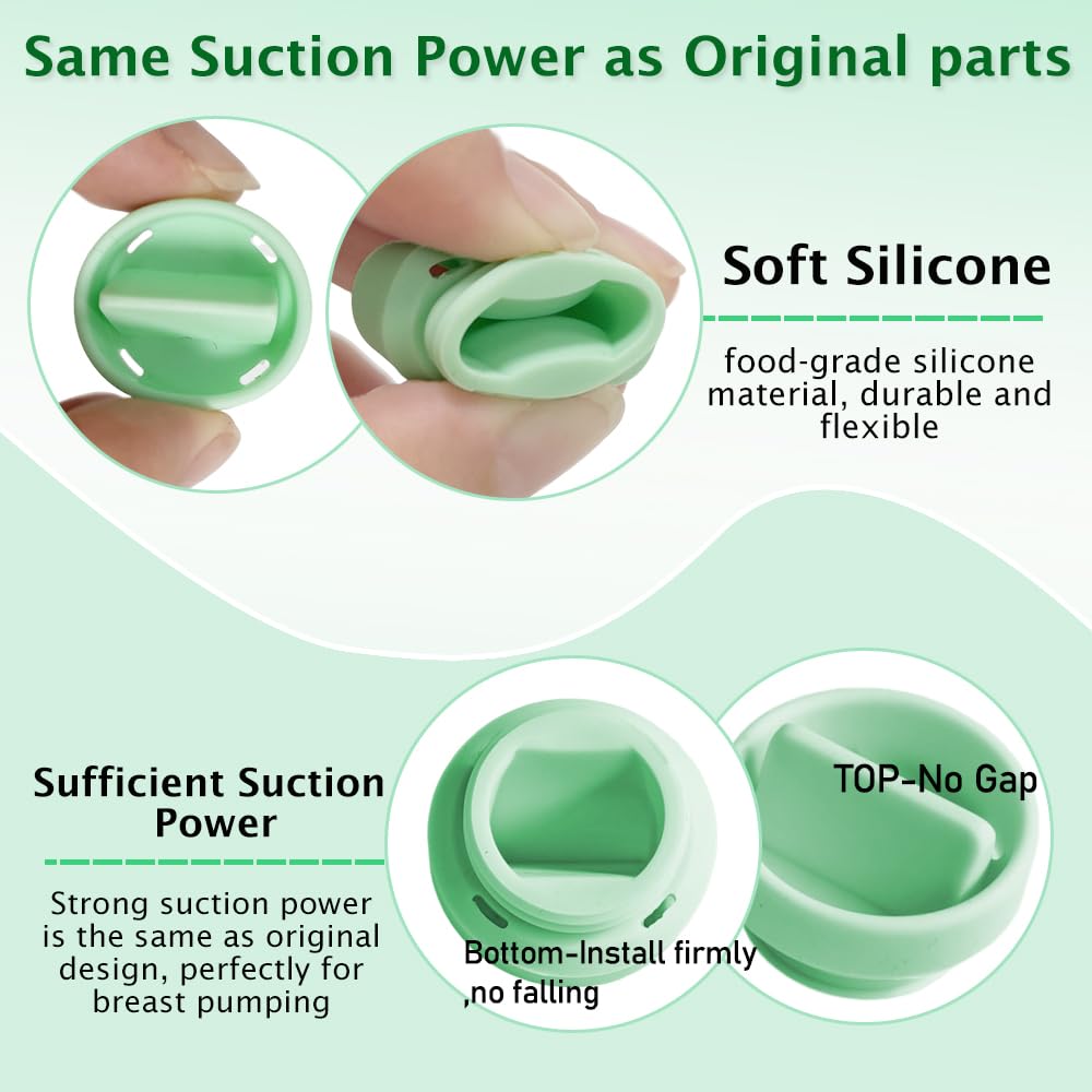 8Pc Duckbill Valves Compatible With Elvie Stride 2/Stride Pump Replacement Parts,For Momcozy,Tsrete Wearable Pumps,Spectra Carac