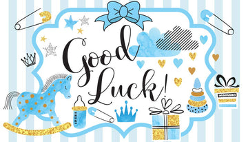 Diaper Raffle Tickets - It'S A Boy - Set Of 50 Double-Sided Raffle Cards - Blank Baby Shower Stationery - Fun And Colorful Baby