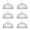 Comotomo Replacement Silicone Nipples, Fast Flow - 6 Pack