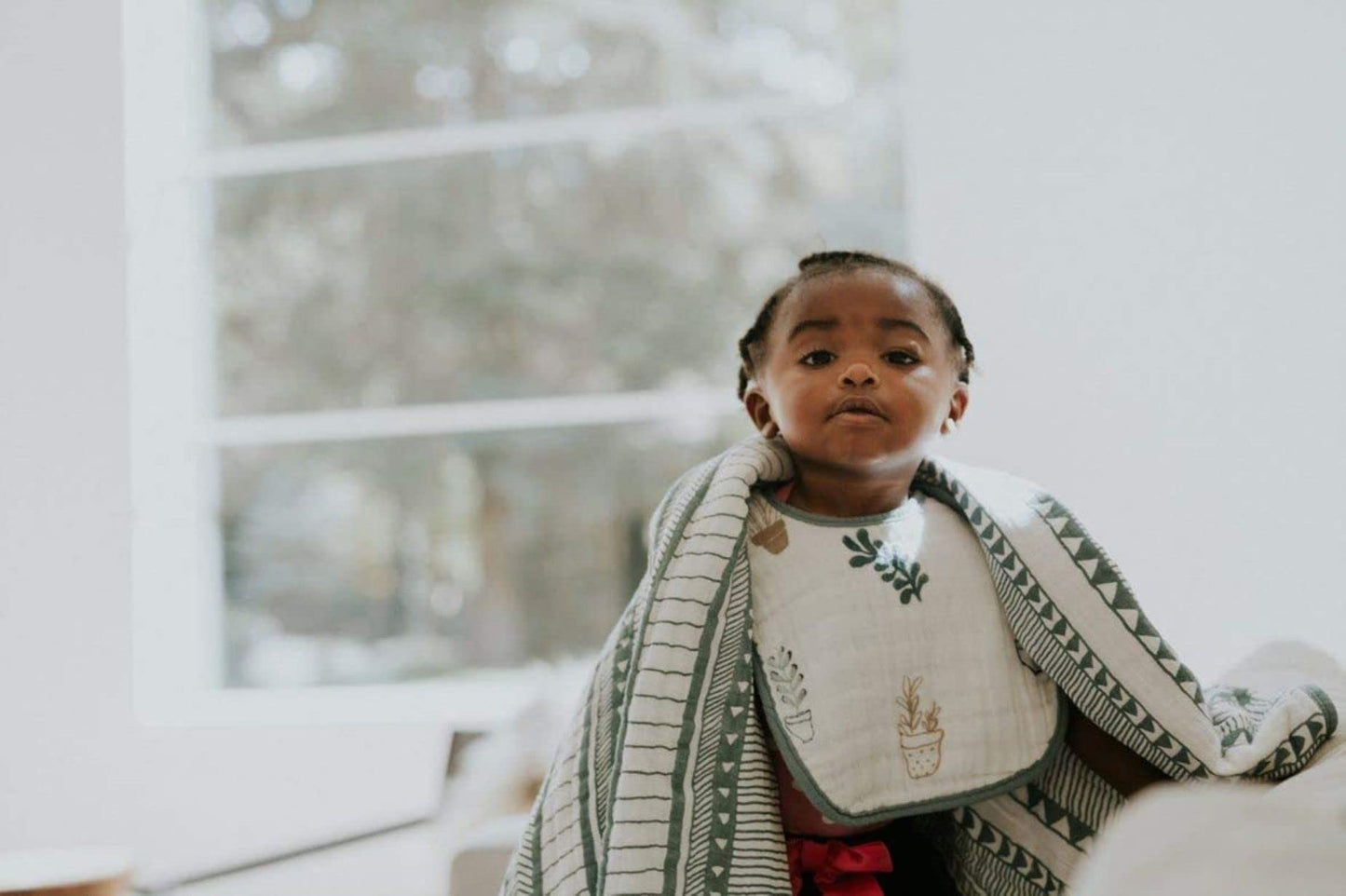 Little Unicorn Premium Classic Bib 3 Pack | Adjustable As Baby Grows | Soft Fabric On Skin | Great For First Time Eaters (Bison)