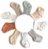 Qandsweet Baby Boy Combed Cotton Socks Toddler Ankle Sock Non-Skid For Newborn Infant Childrens (0-6M, 9 Colors)
