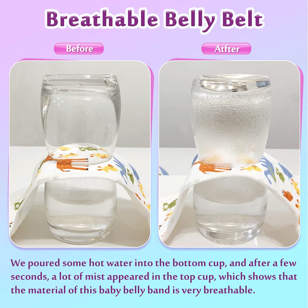 Mybow Umbilical Cord Cover For Newborn Baby Belly Button Band Tummy Wrap Infant Abdominal Binder Umbilical Hernia Belt Baby Coli