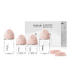 Gulicola Natural Glass Baby Bottles Set 4 Pack, Newborn Girl Breastfeeding Bottles With Slow Flow Nipples, 0 Months+, 3 Oz & 5 O