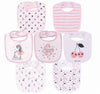 Maiwa Waterproof Terry Cloth Baby Bibs For Baby Girl With Snaps For Drooling Teething Eating