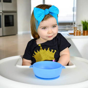 Babygiz Baby Girl Headbands-Infant,Toddler Cotton Handmade Hairbands With Bows Child Hair Accessories (Blue)