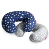 2 Pack Nursing Pillow Cover Grey And Navy For Infant, Snug Fits Boppy Nursing Pillows, Breastfeeding Nursing Pillow Slipcovers S