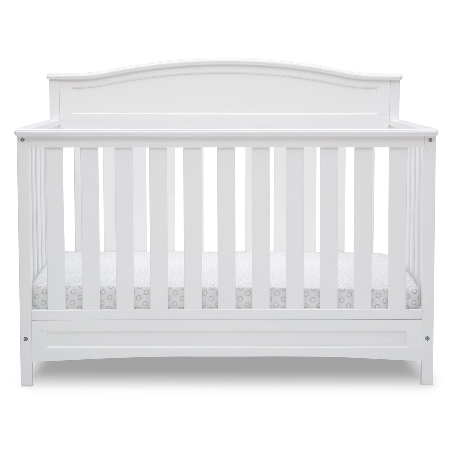 Delta Children Emery 4-In-1 Convertible Baby Crib - Greenguard Gold Certified, White