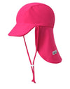 Vaenait Baby Girls Sun Protection Sporty Flap Swim Hat Uv Upf 50+ Flap Cap Hot Pink S