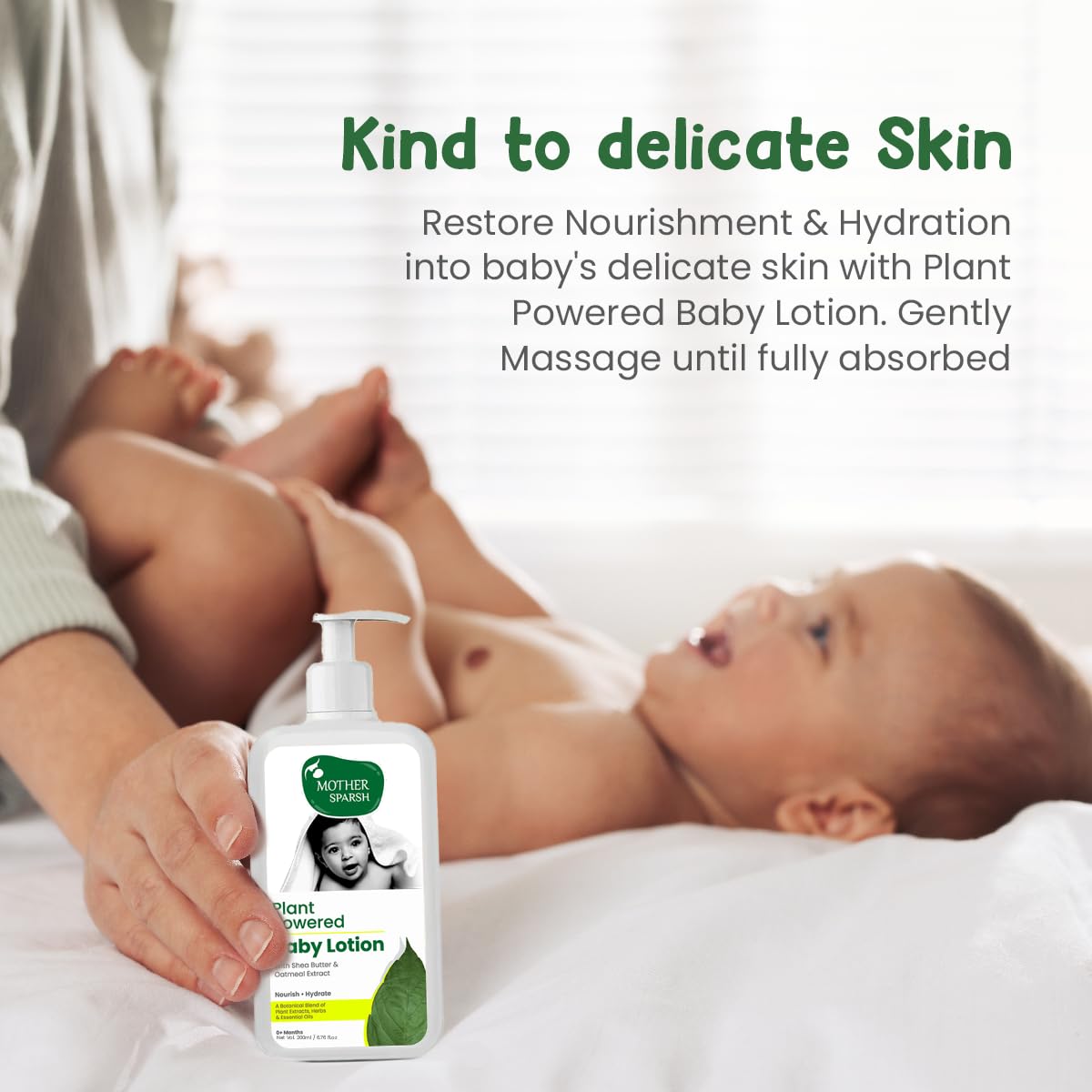 Mother Sparsh Plant Powered Natural Baby Lotion, 200Ml