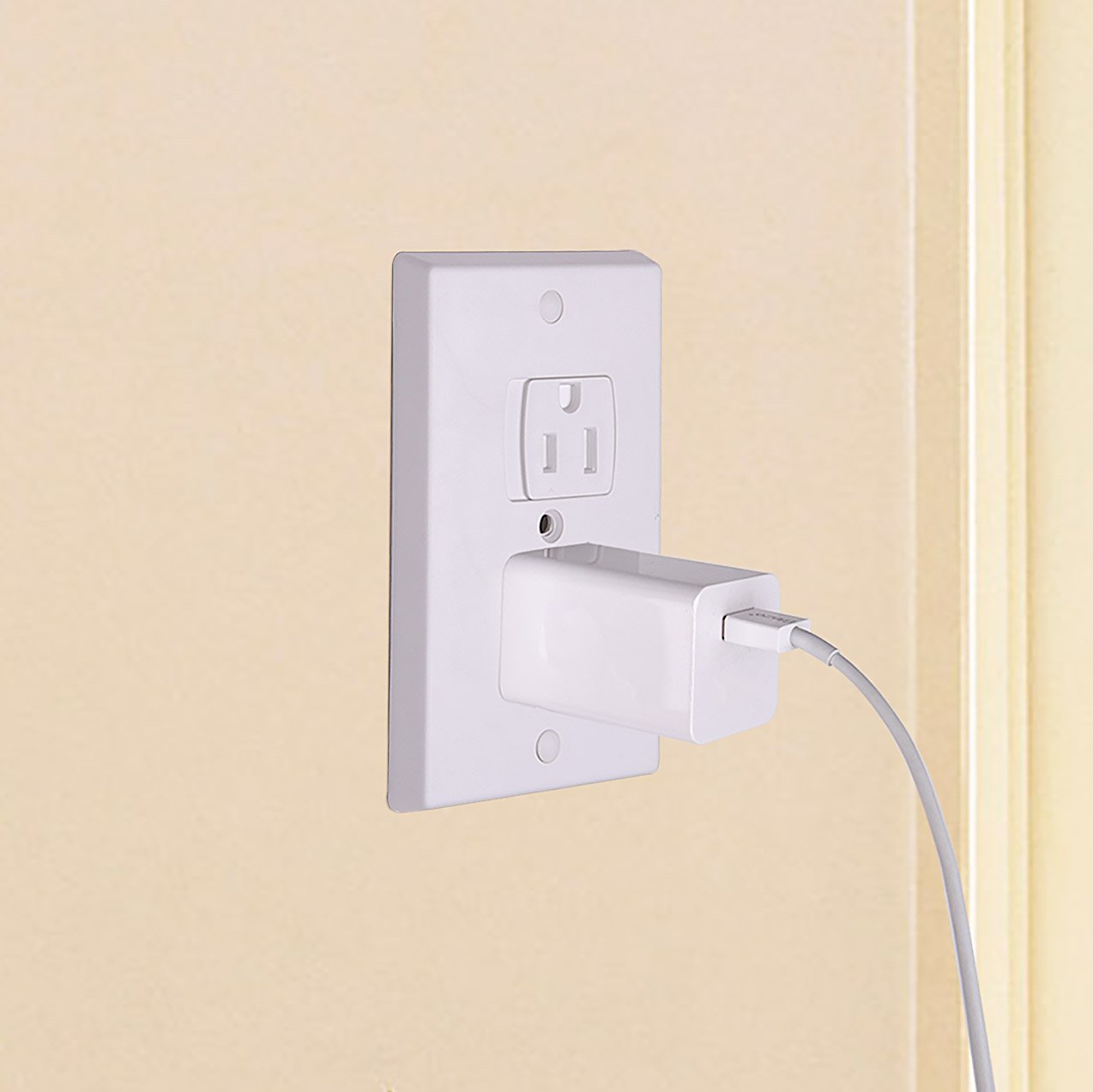 Austor 12 Pack Baby Safety Electric Outlet Covers Baby Safety Self Closing Wall Socket Plugs Plate Alternate For Child Proofing