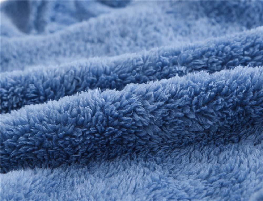 Jeskids Toddler Girls Boys Fleece Hoody Jacket Zip Up Teddy Coat Warm Winter Outwear Blue