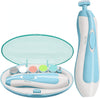 Baby Nail File Electric Nail Trimmer File Manicure Set, Toes Fingernails Care Trimmer With Led Light For Newborn, Kids And Adult