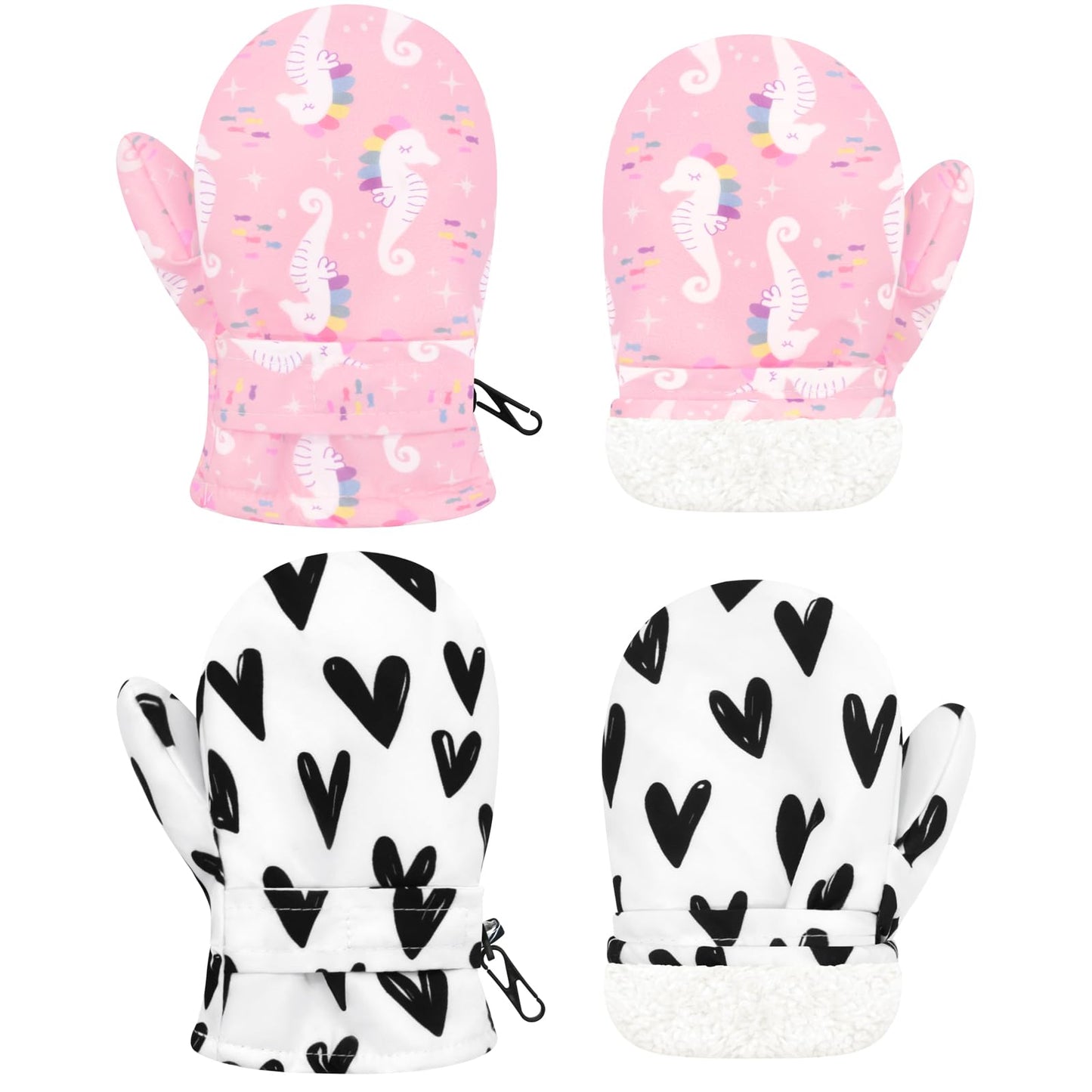 Sarfel Toddler Gloves Ages 2-4 Toddler Mittens Girl Toddler Waterproof Gloves Mittens For Toddler Girls Toddler Snow Mittens