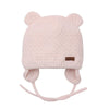 Bavst Baby Beanie Hat For Winter With Earfalp Cute Bear Kids Toddler Girls Boys Warm Knit Cap 0-2Years(Pink, S)
