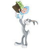 Hallmark Keepsake Christmas Ornament 2021, Looney Tunes Bugs Bunny And Baby Finster Baby Buggy Bunny