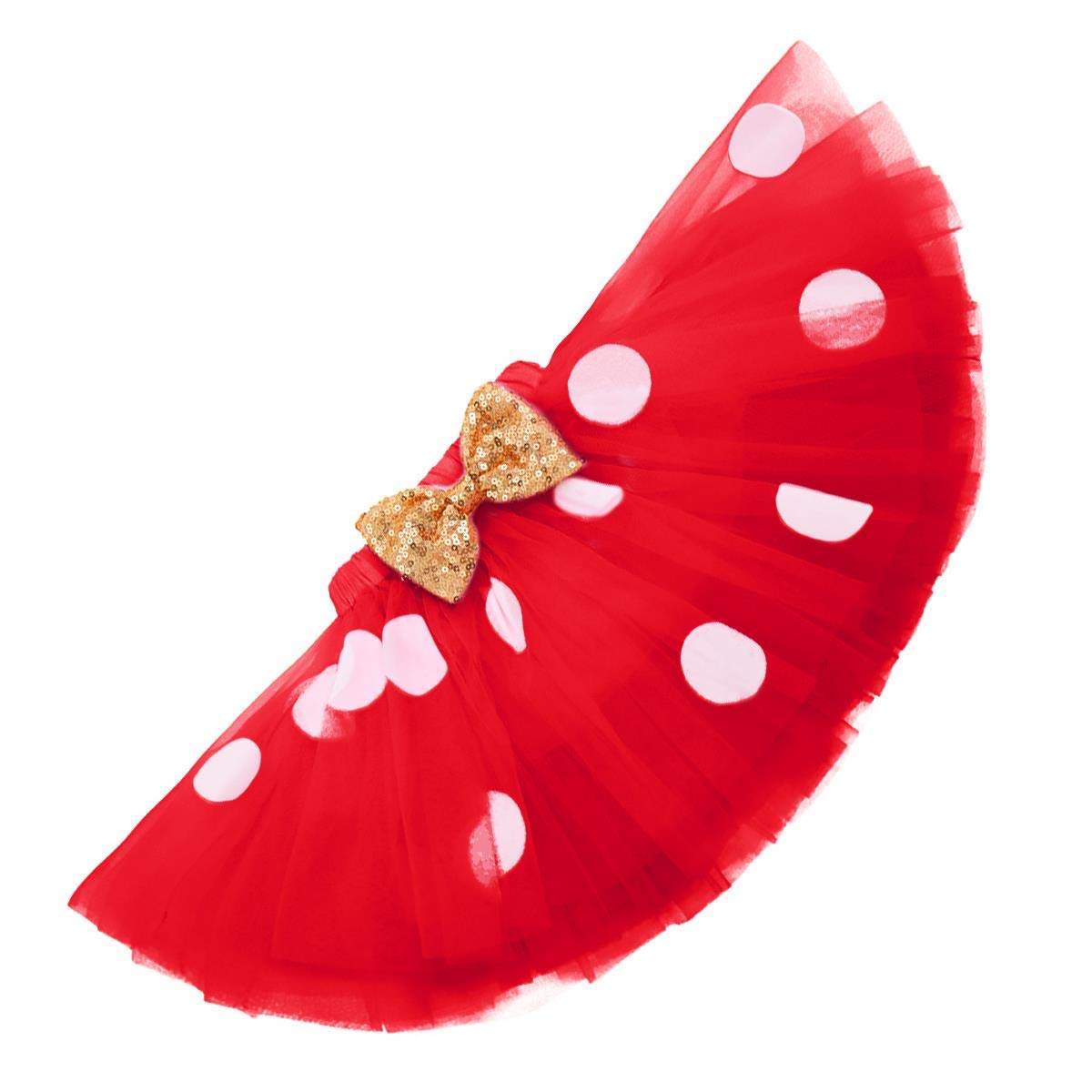 Ibtom Castle Cake Smash Wild One First Birthday Clothes For Baby Girls Polka Dots Romper Tulle Dress Mouse Ear Princess Outfits