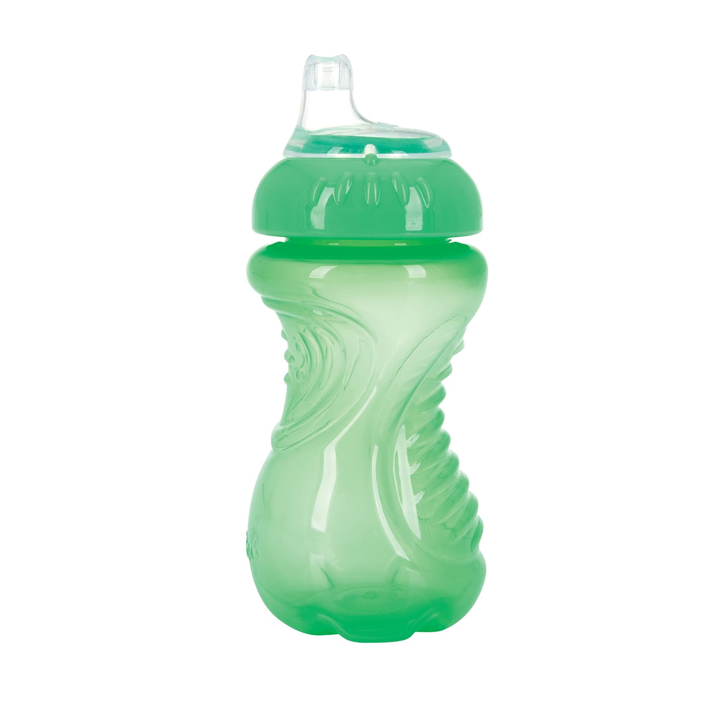 Nuby No-Spill Gripper Cup, Sippy Cup For Baby And Toddler, 10 Ounce, Colors May Vary, 5'
