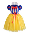 Dressy Daisy Little Girls' Princess Costume Fancy Dresses Up Halloween Party With Red Ribbon Size 6