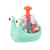 B. baby - Light-Up Snail Ball Popper - Glowing Snail Toy For Toddlers - Developmental Benefits - Interactive Toy - 10 Months + -