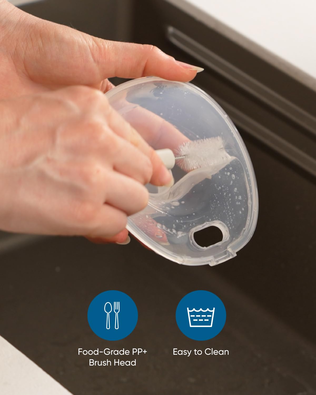 Eufy Original Cleaning Brush (1-Pack) For Wearable Breast Pump E10/S1/S1 Pro, Breast Pump Replacement Accessories