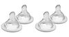 Mam Bottle Nipples Extra Fast Flow Nipple Level 4, For 6+ Months, Skinsoft Silicone Nipples For Baby Bottles, Fits All Mam Bottl