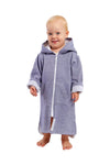 Toddler Bathrobe & Swim Cover Up for Girls & Boys - Hooded Baby Beach Towels - MENORCA - Terrycloth Zip Up Poncho Towels for Kid