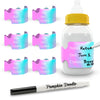 Pumpkin Doodle The Original Write and Reuse Baby Bottle Labels for Daycare